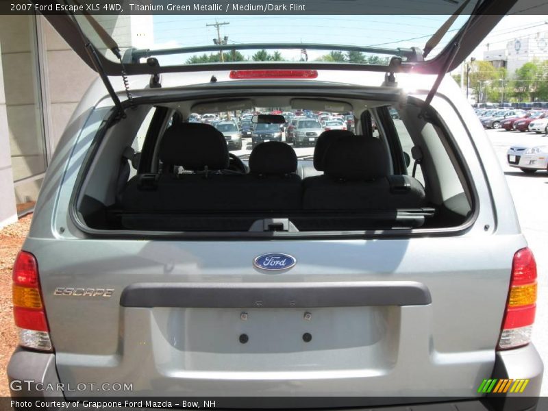 Titanium Green Metallic / Medium/Dark Flint 2007 Ford Escape XLS 4WD