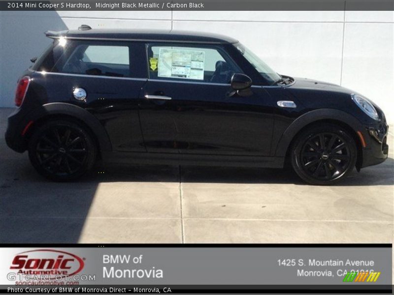 Midnight Black Metallic / Carbon Black 2014 Mini Cooper S Hardtop