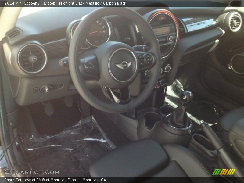 Midnight Black Metallic / Carbon Black 2014 Mini Cooper S Hardtop