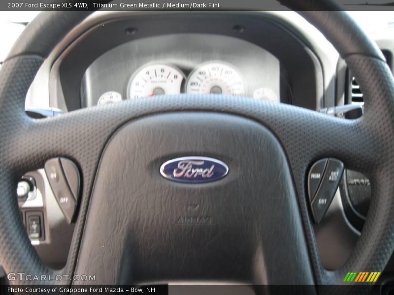 Titanium Green Metallic / Medium/Dark Flint 2007 Ford Escape XLS 4WD