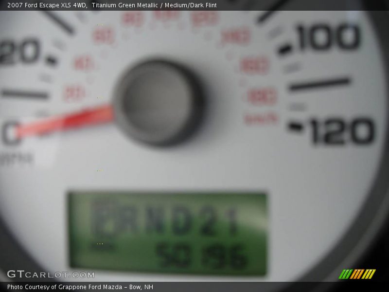 Titanium Green Metallic / Medium/Dark Flint 2007 Ford Escape XLS 4WD