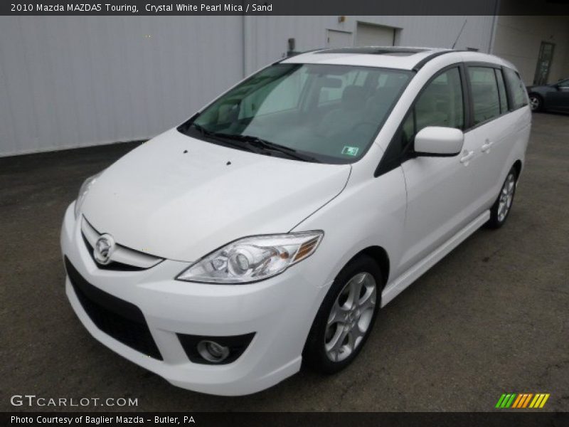 Crystal White Pearl Mica / Sand 2010 Mazda MAZDA5 Touring