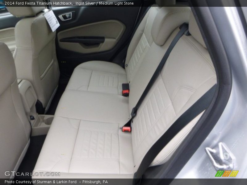 Ingot Silver / Medium Light Stone 2014 Ford Fiesta Titanium Hatchback
