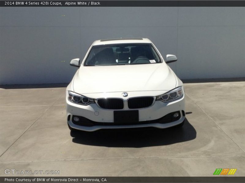 Alpine White / Black 2014 BMW 4 Series 428i Coupe