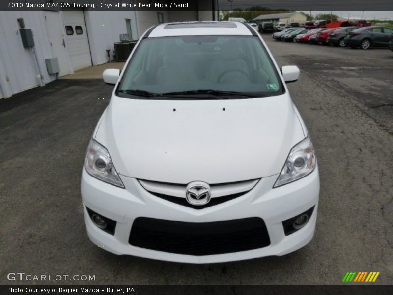 Crystal White Pearl Mica / Sand 2010 Mazda MAZDA5 Touring