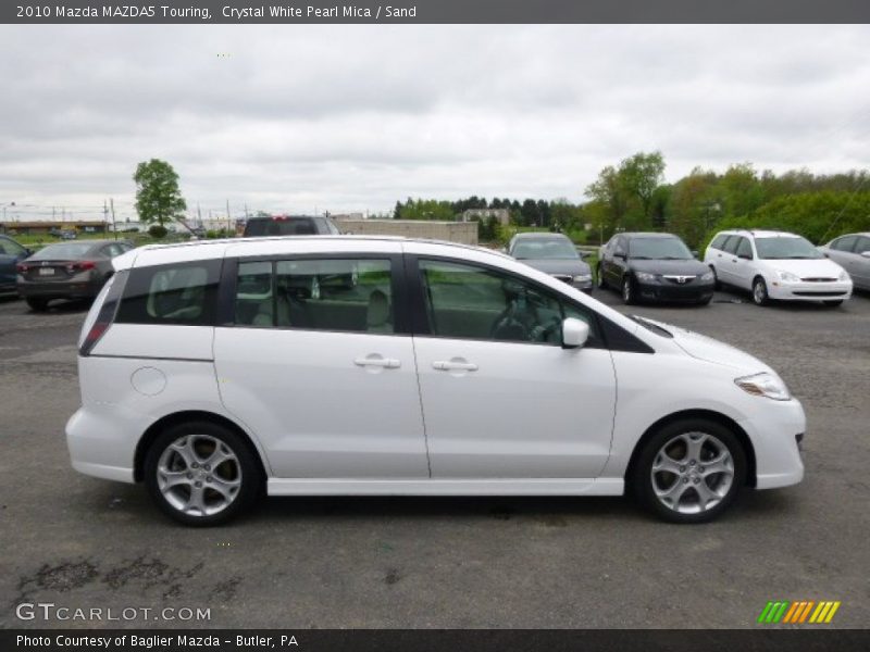  2010 MAZDA5 Touring Crystal White Pearl Mica