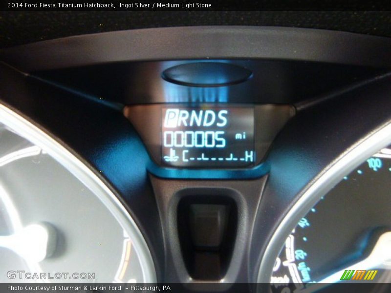 Ingot Silver / Medium Light Stone 2014 Ford Fiesta Titanium Hatchback