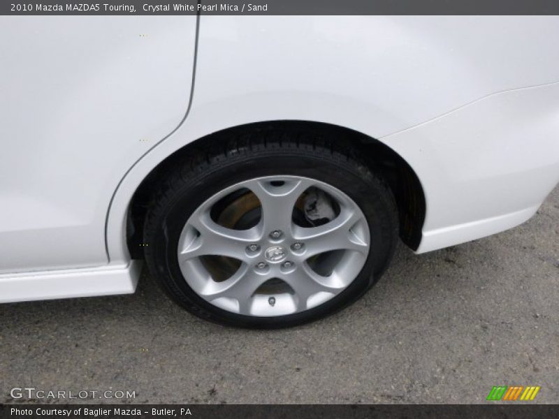 Crystal White Pearl Mica / Sand 2010 Mazda MAZDA5 Touring