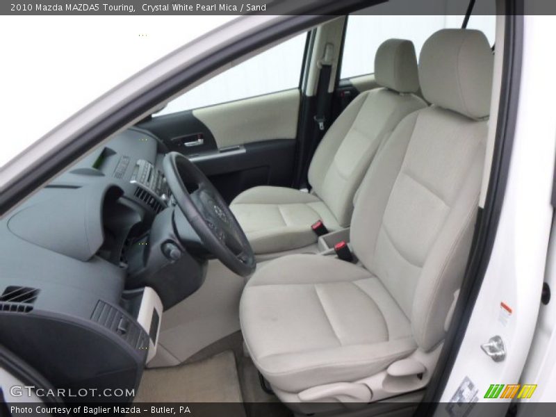 Crystal White Pearl Mica / Sand 2010 Mazda MAZDA5 Touring