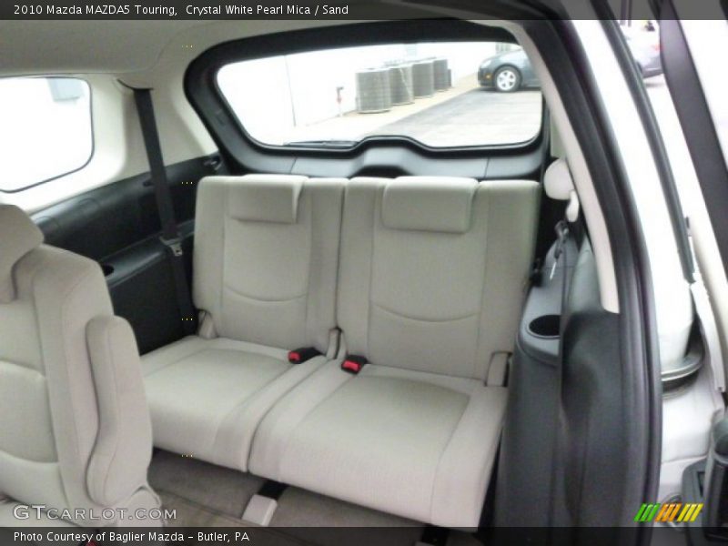 Crystal White Pearl Mica / Sand 2010 Mazda MAZDA5 Touring