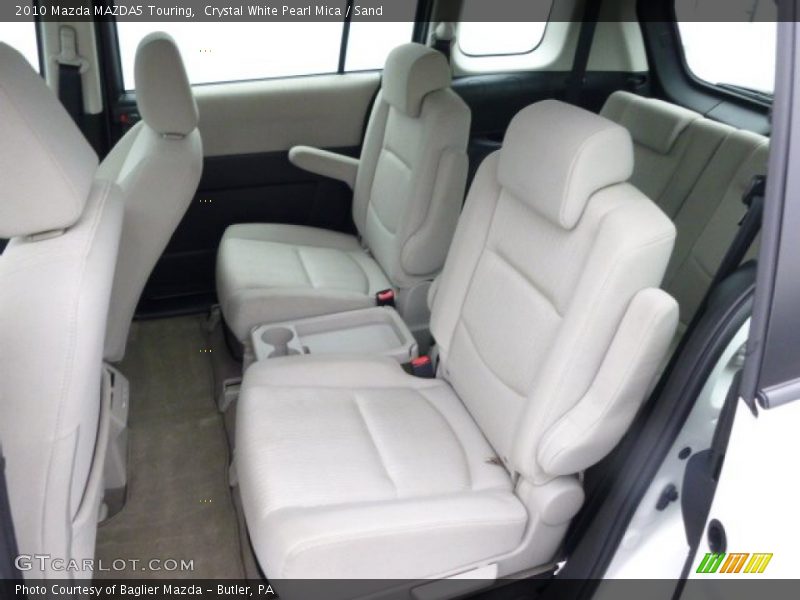 Crystal White Pearl Mica / Sand 2010 Mazda MAZDA5 Touring