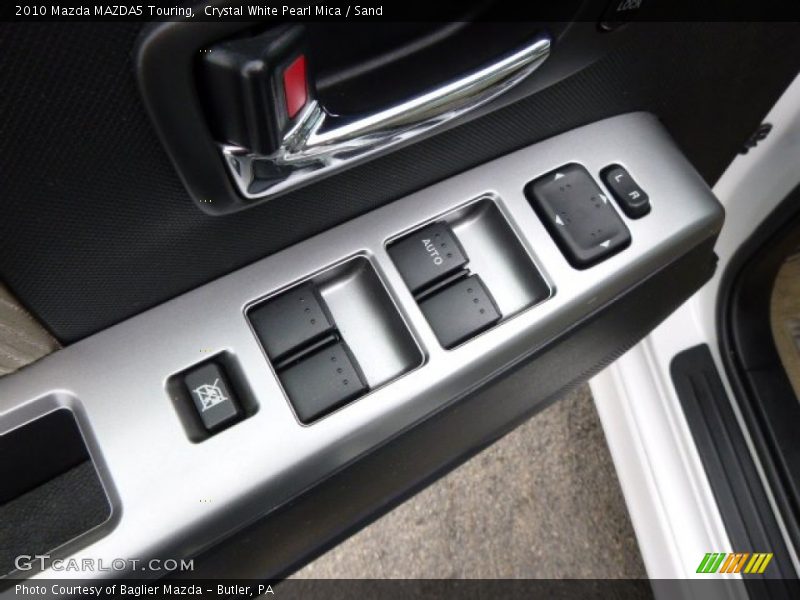 Crystal White Pearl Mica / Sand 2010 Mazda MAZDA5 Touring
