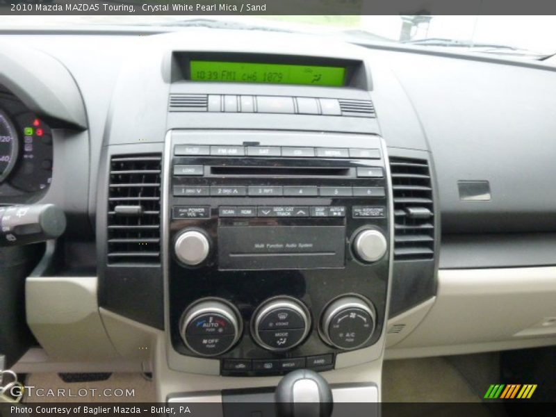 Crystal White Pearl Mica / Sand 2010 Mazda MAZDA5 Touring