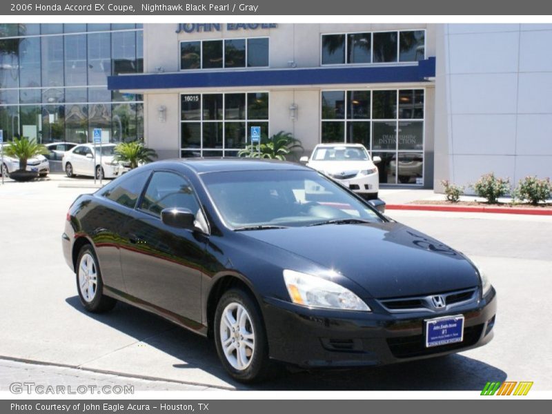 Nighthawk Black Pearl / Gray 2006 Honda Accord EX Coupe