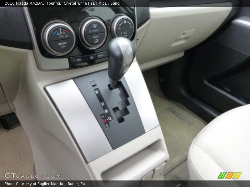 Crystal White Pearl Mica / Sand 2010 Mazda MAZDA5 Touring