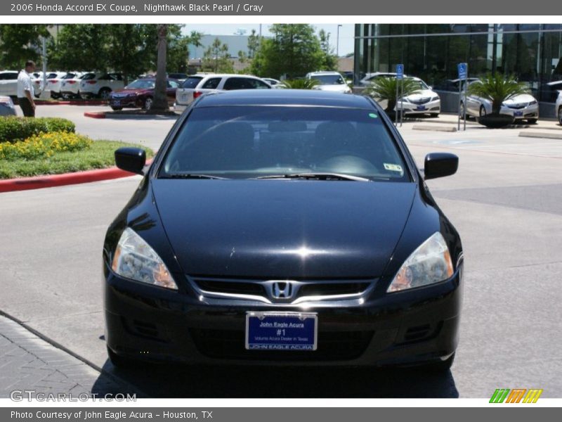 Nighthawk Black Pearl / Gray 2006 Honda Accord EX Coupe