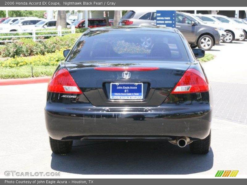 Nighthawk Black Pearl / Gray 2006 Honda Accord EX Coupe