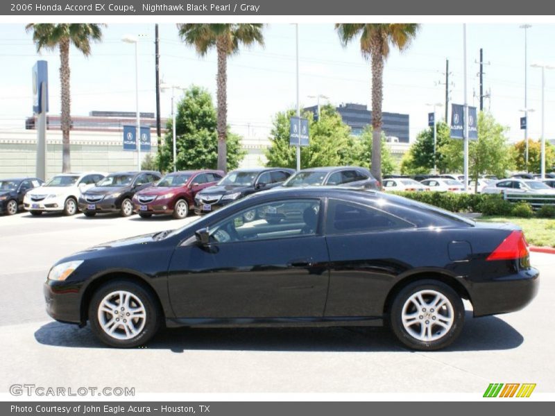 Nighthawk Black Pearl / Gray 2006 Honda Accord EX Coupe