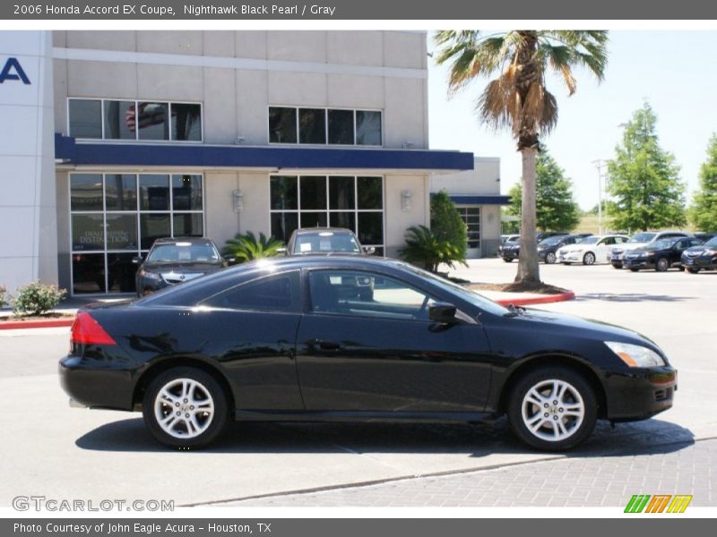 Nighthawk Black Pearl / Gray 2006 Honda Accord EX Coupe