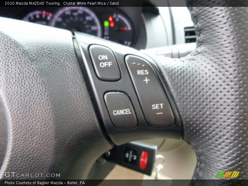 Crystal White Pearl Mica / Sand 2010 Mazda MAZDA5 Touring