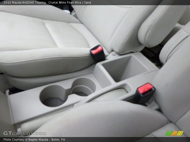 Crystal White Pearl Mica / Sand 2010 Mazda MAZDA5 Touring