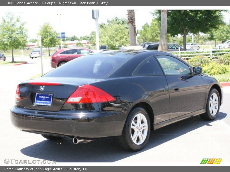Nighthawk Black Pearl / Gray 2006 Honda Accord EX Coupe