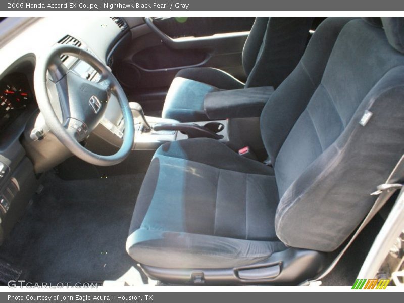 Nighthawk Black Pearl / Gray 2006 Honda Accord EX Coupe
