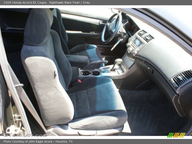 Nighthawk Black Pearl / Gray 2006 Honda Accord EX Coupe