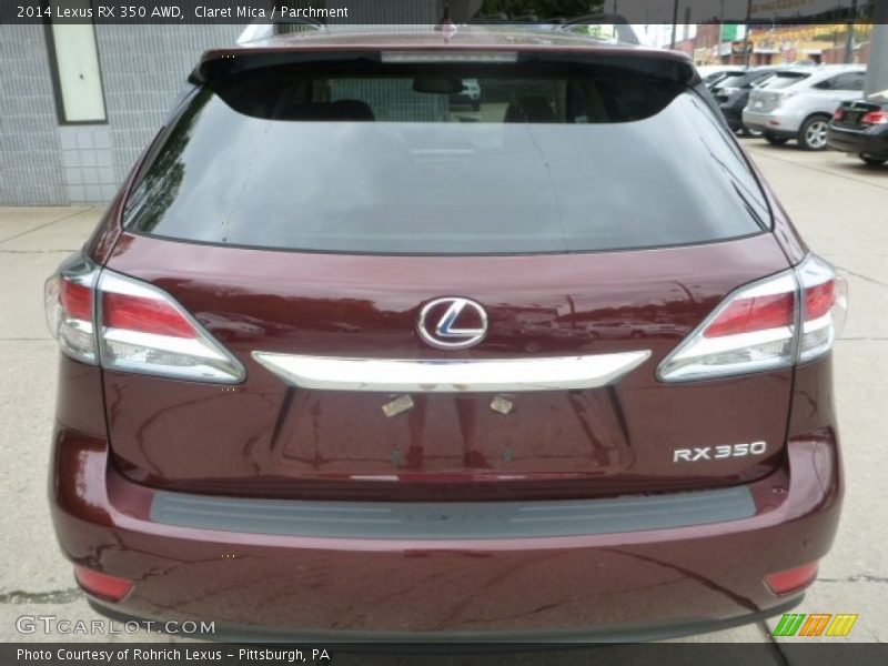 Claret Mica / Parchment 2014 Lexus RX 350 AWD