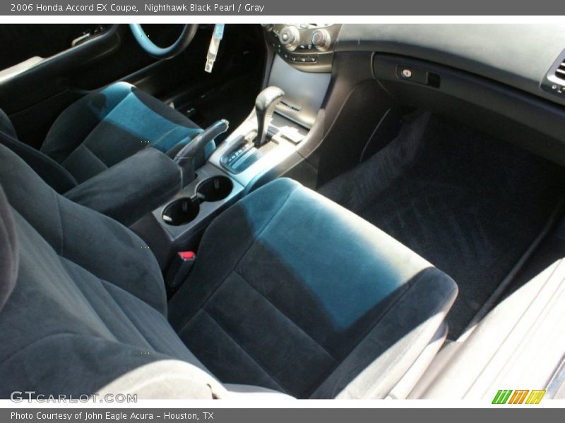 Nighthawk Black Pearl / Gray 2006 Honda Accord EX Coupe