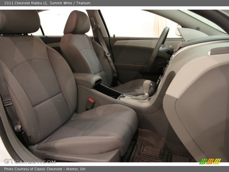 Summit White / Titanium 2011 Chevrolet Malibu LS