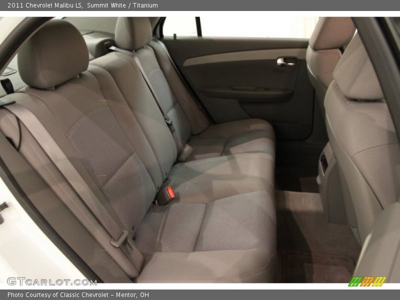 Summit White / Titanium 2011 Chevrolet Malibu LS