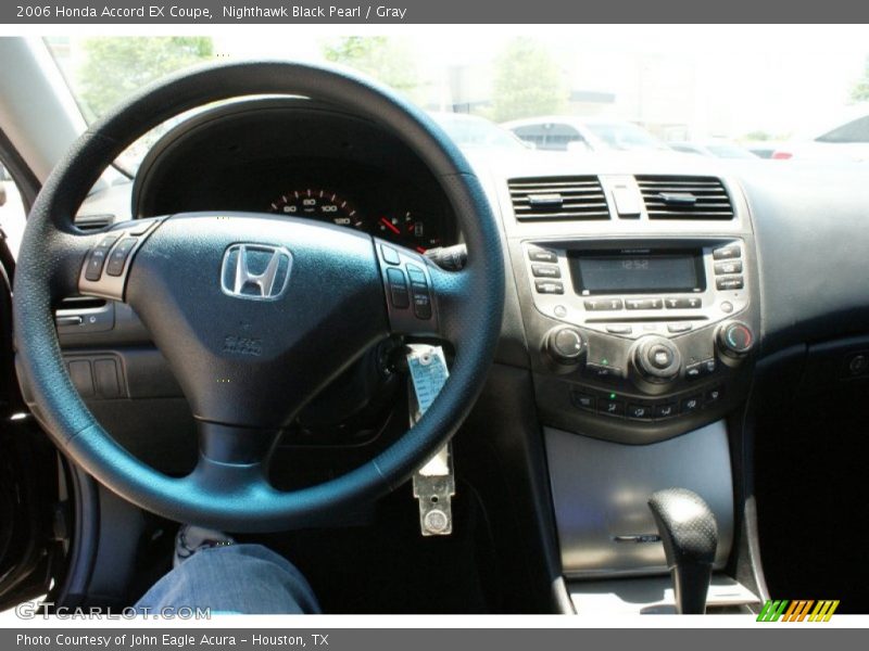 Nighthawk Black Pearl / Gray 2006 Honda Accord EX Coupe