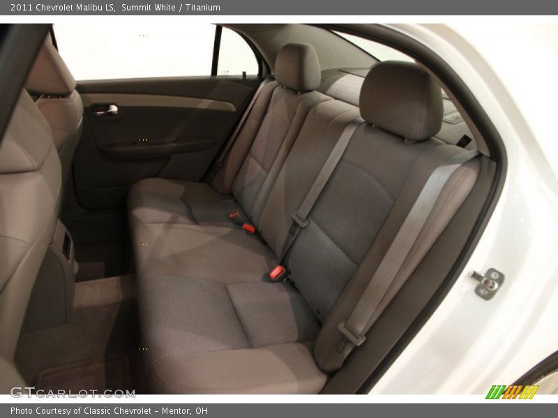 Summit White / Titanium 2011 Chevrolet Malibu LS