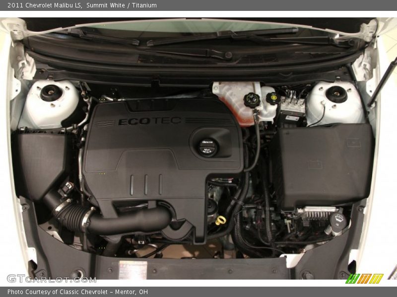 Summit White / Titanium 2011 Chevrolet Malibu LS