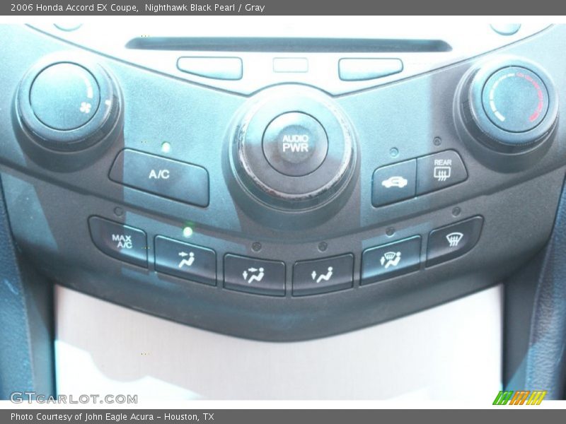 Nighthawk Black Pearl / Gray 2006 Honda Accord EX Coupe
