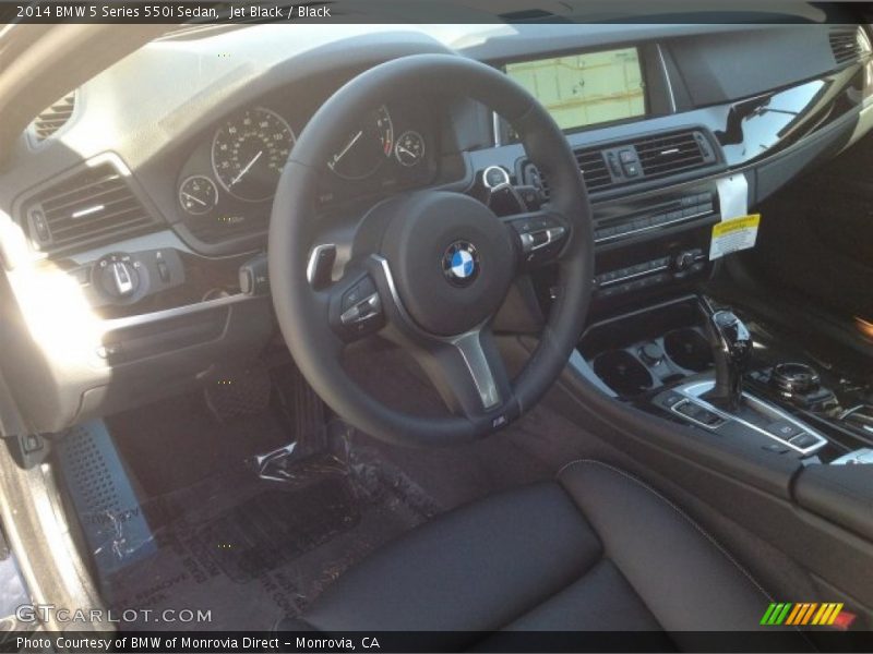 Jet Black / Black 2014 BMW 5 Series 550i Sedan