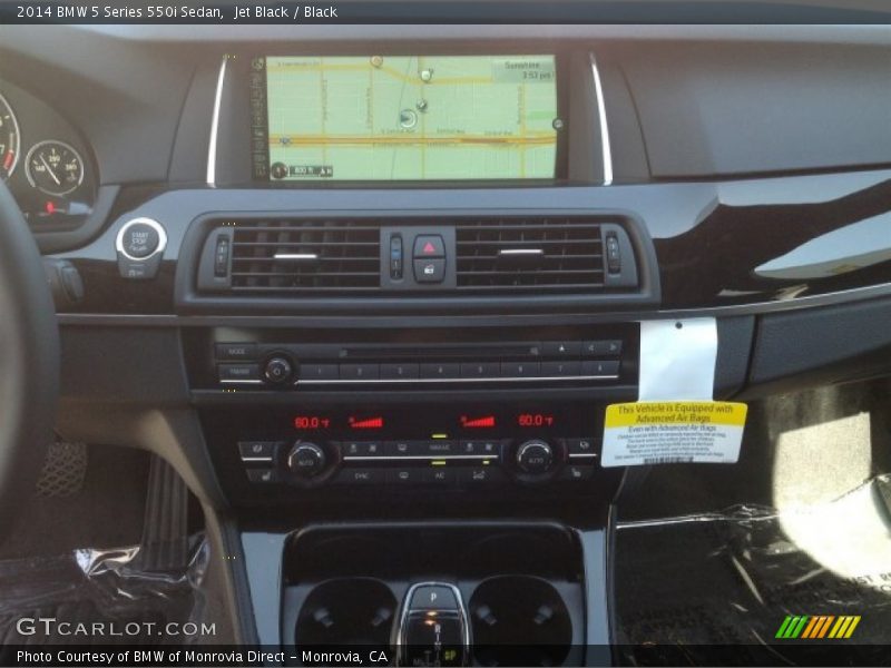 Jet Black / Black 2014 BMW 5 Series 550i Sedan