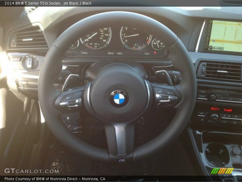 Jet Black / Black 2014 BMW 5 Series 550i Sedan
