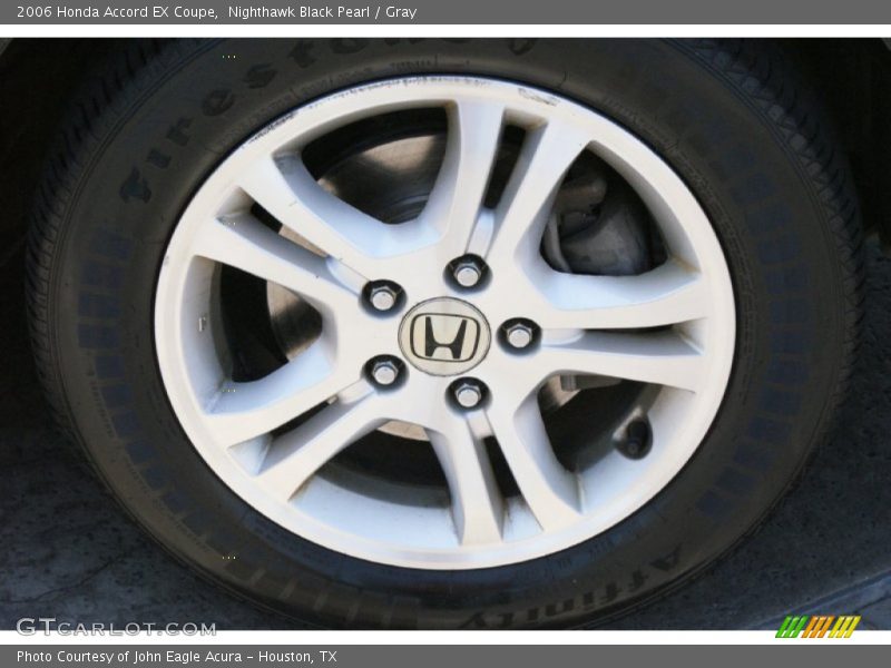 Nighthawk Black Pearl / Gray 2006 Honda Accord EX Coupe