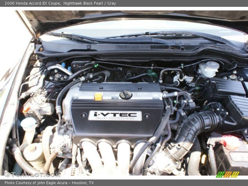 Nighthawk Black Pearl / Gray 2006 Honda Accord EX Coupe
