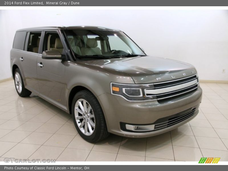 Mineral Gray / Dune 2014 Ford Flex Limited