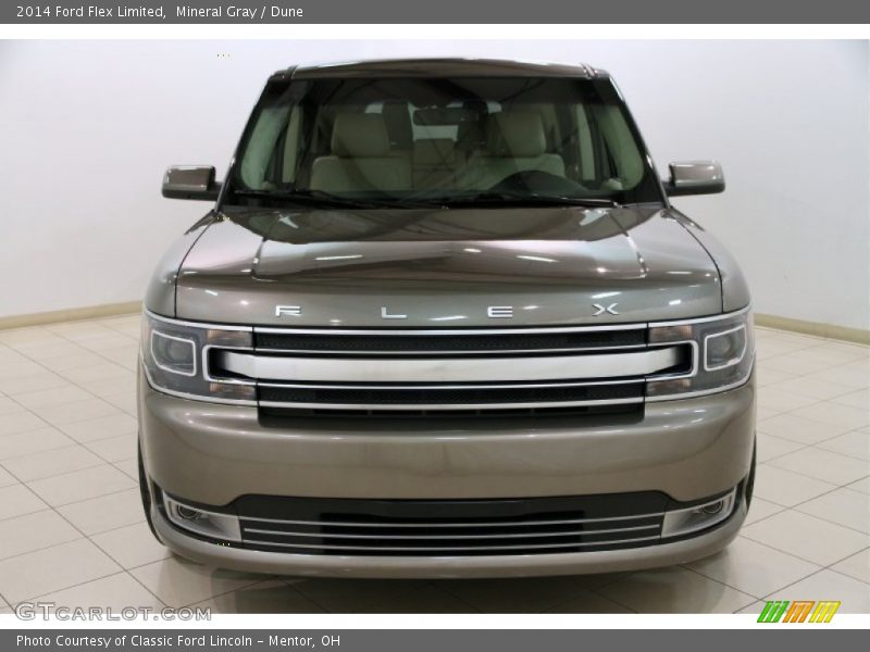 Mineral Gray / Dune 2014 Ford Flex Limited