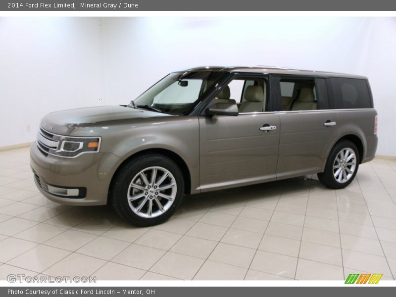 Mineral Gray / Dune 2014 Ford Flex Limited
