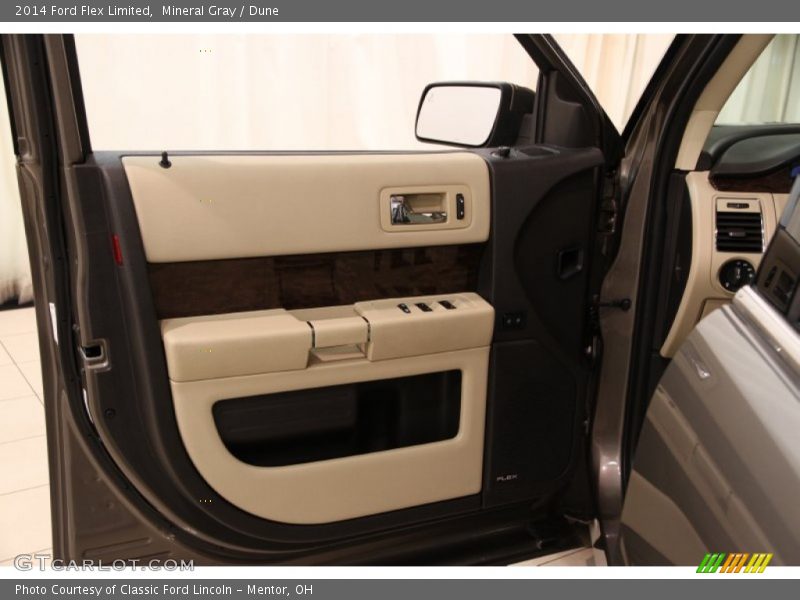 Mineral Gray / Dune 2014 Ford Flex Limited