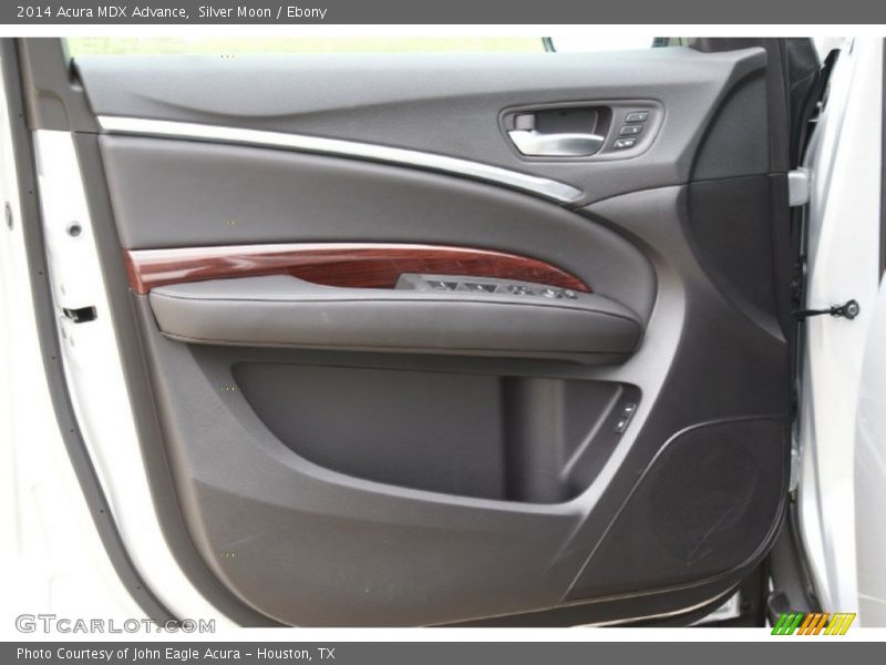Silver Moon / Ebony 2014 Acura MDX Advance