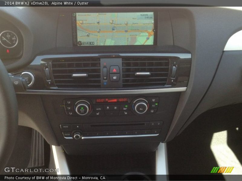 Alpine White / Oyster 2014 BMW X3 xDrive28i