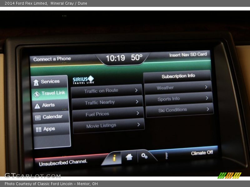Mineral Gray / Dune 2014 Ford Flex Limited