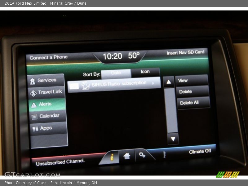 Mineral Gray / Dune 2014 Ford Flex Limited