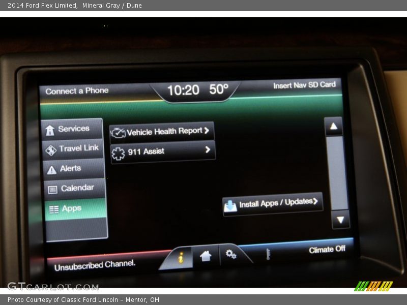 Mineral Gray / Dune 2014 Ford Flex Limited